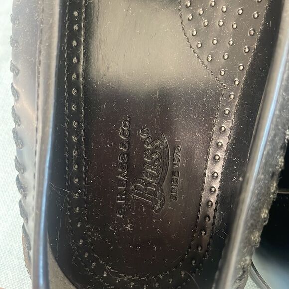 Bass Mens Black Loafer Shoes